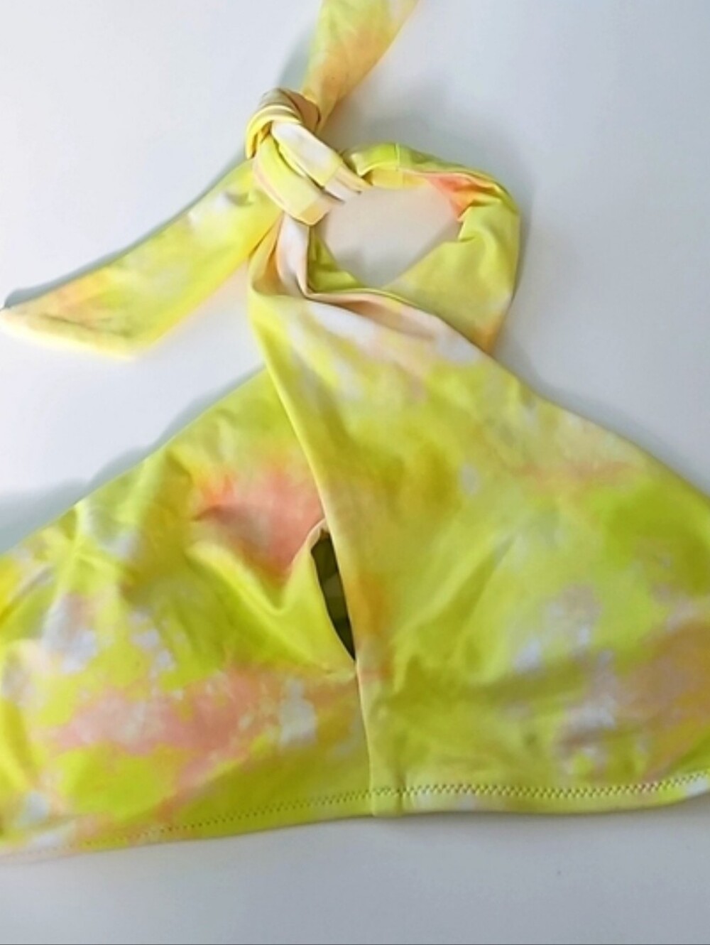NWT Aerie Cross Over Vibrant Halter Bikini Top